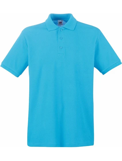 Fruit of the Loom Premium Polo Piqué – polokošeľa 16.3218, azúrovomodrá Fruit of the Loom Premium Polo Piqué – polokošeľa 16.3218, azúrovomodrá