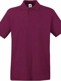 Fruit of the Loom Premium Polo Piqué – polokošeľa 16.3218, bordová