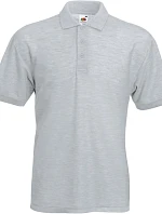 Fruit of the Loom 65/35 Pique Polo Piqué polo 16.3402 melírovaná šedá