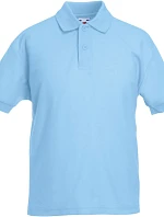 Fruit of the Loom Kids 65/35 Polo Detské piqué polo 16.3417 sky blue