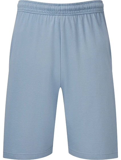 Fruit of the Loom Iconic 195 Jersey Shorts Šortky Jersey 16.4052 mineral blue Fruit of the Loom Iconic 195 Jersey Shorts Šortky Jersey 16.4052 mineral blue