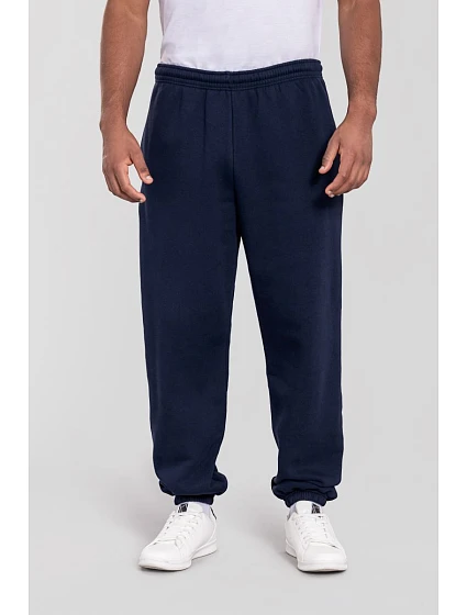 Fruit of the Loom Iconic Premium Joggingové nohavice s elastickými manžetami z hrubej bavlny 16.4056 tmavomodrá Fruit of the Loom Iconic Premium Joggingové nohavice s elastickými manžetami z hrubej bavlny 16.4056 tmavomodrá