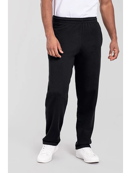 Fruit of the Loom Iconic 250 Joggingové nohavice s otvoreným lemom 16.4064 čierne Fruit of the Loom Iconic 250 Joggingové nohavice s otvoreným lemom 16.4064 čierne