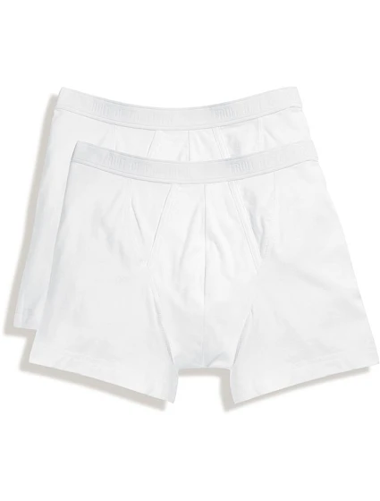 Fruit of the Loom Classic Boxer 2-Pack Pánske boxerky, balenie po 2 ks 16.7026 biele Fruit of the Loom Classic Boxer 2-Pack Pánske boxerky, balenie po 2 ks 16.7026 biele
