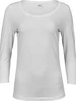 Tee Jays TJ 460 Dámske elastické tričko s 3/4 rukávmi 18.0460 biele