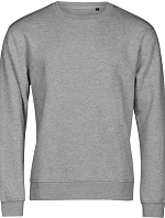 Tee Jays TJ 5150 Mikina z hrubej bavlny „Unlabeled“ 18.5150 melírovaná sivá