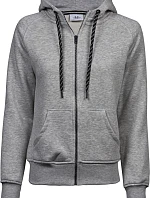 Tee Jays TJ 5436 Dámska mikina s kapucňou 18.5436 heather grey