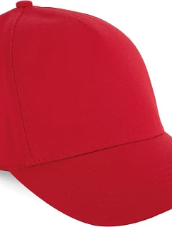 K-up KP 351 5-panelová čiapka s kšiltom 20.0351 classic red