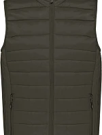 Kariban K 6113 Pánska ľahká vesta 20.6113 tmavá khaki