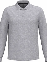 Kariban K 243 Pánske polo tričko s dlhým rukávom 20.K243 oxford grey