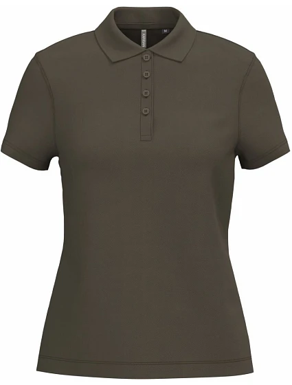 Kariban K 255 Dámske piqué polo 20.K255 tmavo khaki Kariban K 255 Dámske piqué polo 20.K255 tmavo khaki