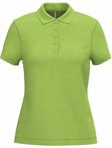 Kariban K 255 Dámske polo tričko s piké vzorom 20.K255 limetkové
