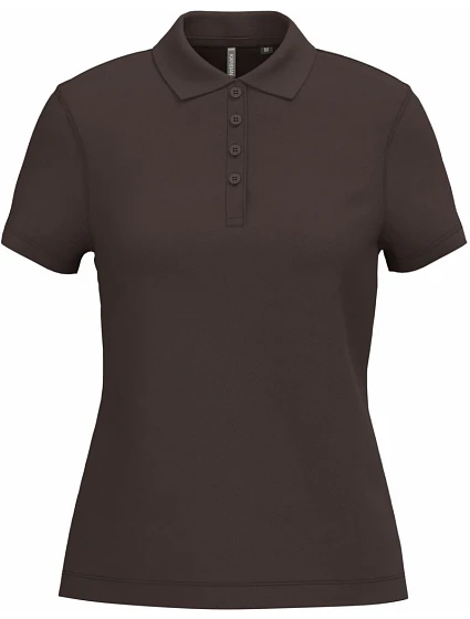 Kariban K 255 Dámske polo tričko z piké 20.K255 čokoládová Kariban K 255 Dámske polo tričko z piké 20.K255 čokoládová