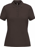 Kariban K 255 Dámske polo tričko z piké 20.K255 čokoládová