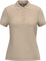 Kariban K 255 Dámske polo tričko z piké 20.K255 svetlo pieskové