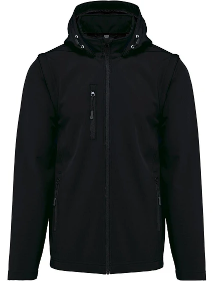 K 422 Unisex 3vrstvá softshellová bunda s kapucí model 22509008 black - Kariban K 422 Unisex 3vrstvá softshellová bunda s kapucí model 22509008 black - Kariban