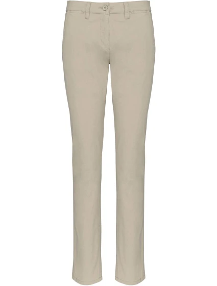 Kariban K 741 Dámske chino nohavice 20.K741 béžové Kariban K 741 Dámske chino nohavice 20.K741 béžové