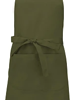 Kariban K 885 Zástěra s laclem 20.K885 light khaki
