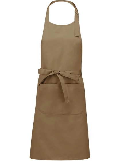 Kariban K 890 Zástěra s laclem "Sommelier" 20.K890 camel Kariban K 890 Zástěra s laclem "Sommelier" 20.K890 camel