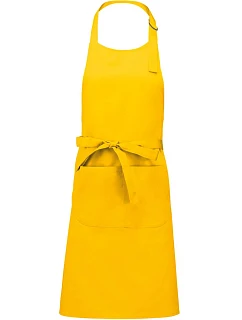 Kariban K 890 Zástěra s laclem "Sommelier" 20.K890 yellow
