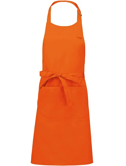 Kariban K 890 Zástera s náprsenkou „Sommelier“ 20.K890 oranžová Kariban K 890 Zástera s náprsenkou „Sommelier“ 20.K890 oranžová