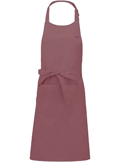 Kariban K 890 Zástěra s laclem "Sommelier" 20.K890 marsala