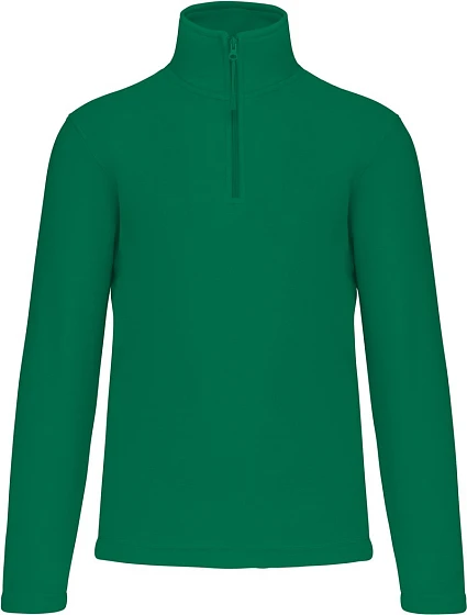 Kariban K 912 Mikrofleecová mikina s 1/4 zipsom „Enzo“ 20.K912 kelly green