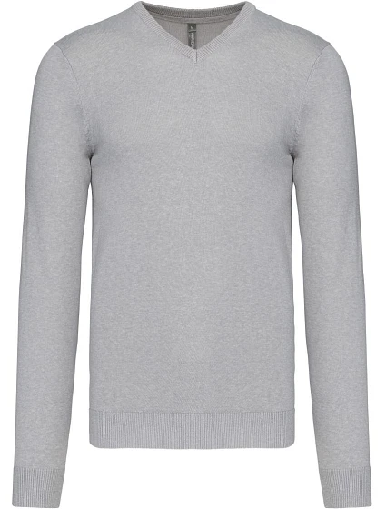 Kariban K 965 Pánsky sveter s výstrihom do V 20.K965 šedá melírovaná Kariban K 965 Pánsky sveter s výstrihom do V 20.K965 šedá melírovaná