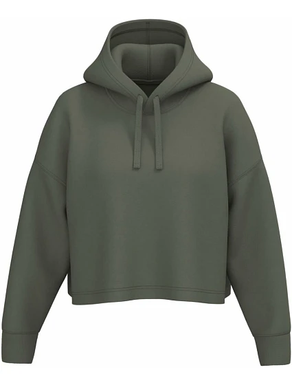 Kariban ProAct PA 396 Dámska mikina s kapucňou a skráteným strihom 20.P396 športová khaki Kariban ProAct PA 396 Dámska mikina s kapucňou a skráteným strihom 20.P396 športová khaki