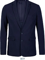 NEOBLU Marcel Men Pánsky piké sako 24.3169 tmavomodré