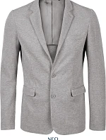 NEOBLU Marcel Men Pánsky piké sako 24.3169 šedá melírovaná