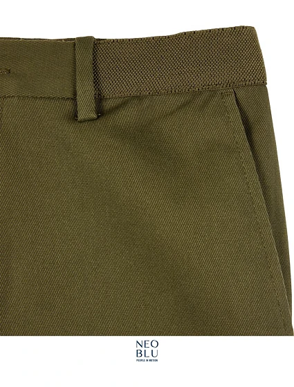 Men Pánské chino kalhoty deep black model 22500189 - NEOBLU Men Pánské chino kalhoty deep black model 22500189 - NEOBLU