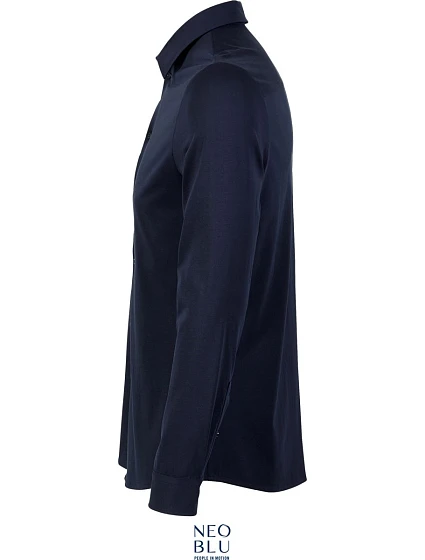 Men Košile s dlouhým rukávem night blue model 22499710 - NEOBLU Men Košile s dlouhým rukávem night blue model 22499710 - NEOBLU