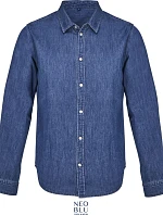 NEOBLU Bennett Men Denim košile 24.4796 stone wash