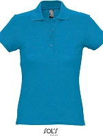 SOL'S Passion Dámské piqué polo 25.1338 aqua