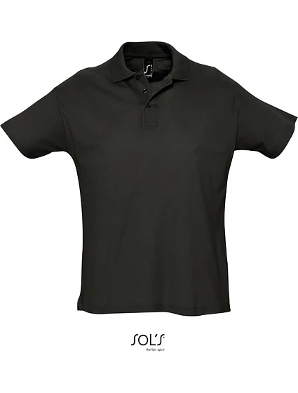 SOL'S Summer II Piqué polo 25.1342 black SOL'S Summer II Piqué polo 25.1342 black