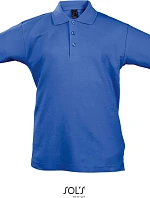 SOL'S Summer Kids II Detské polo tričko z piké 25.1345 kráľovská modrá