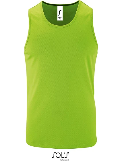 SOL'S Sporty TT Men Pánske športové tielko 25.2073 neonovo zelené SOL'S Sporty TT Men Pánske športové tielko 25.2073 neonovo zelené