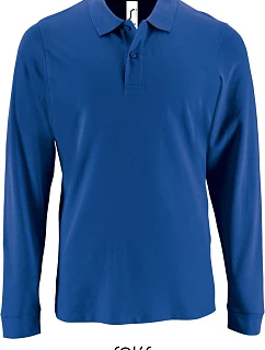 SOL'S Perfect LSL Men Pánské piqué polo s dlouhým rukávem 25.2087 royal blue
