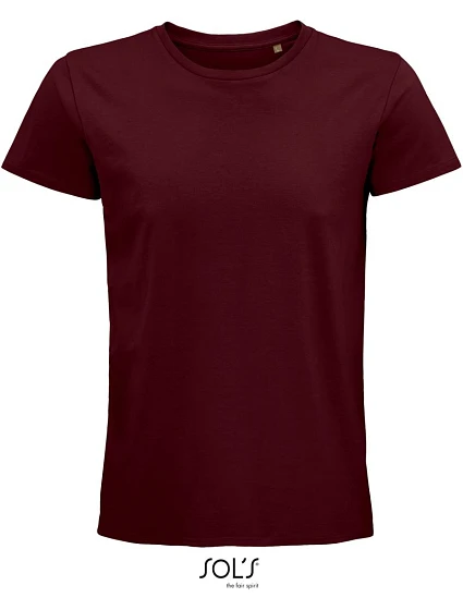 SOL'S Pioneer Men Pánske tričko z bio bavlny 25.3565 burgundy SOL'S Pioneer Men Pánske tričko z bio bavlny 25.3565 burgundy