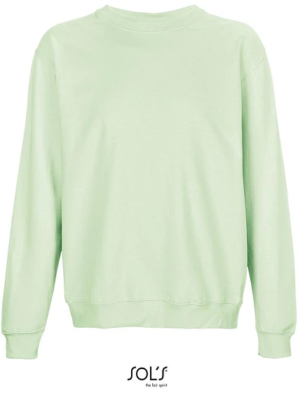 SOL'S Columbia Unisex mikina 25.3814 krémovo zelená SOL'S Columbia Unisex mikina 25.3814 krémovo zelená