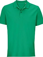 SOL'S Pegase Unisex piqué polo z hrubej bavlny 25.4242 jarná zelená