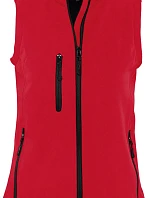 SOL'S Rallye Women Dámska 3-vrstvová softshellová vesta 25.6801 pepper red