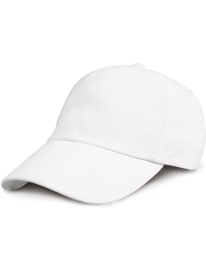 Result Headwear RC 024X 6-panelová nízkoprofilová čiapka s kšiltom 28.024X biela Result Headwear RC 024X 6-panelová nízkoprofilová čiapka s kšiltom 28.024X biela