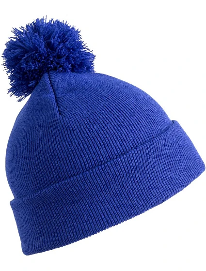 Result Headwear RC 028X Pletená čiapka s bambulou 28.028X royal Result Headwear RC 028X Pletená čiapka s bambulou 28.028X royal