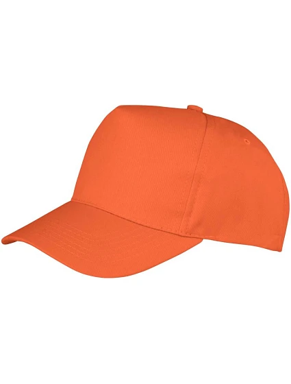 Result Headwear RC 084X 5-panelová čiapka s kšiltom 28.084X oranžová