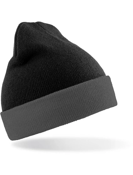 Result Headwear RC 930X Pletená čiapka „Black Compass“ 28.930X čierna/sivá Result Headwear RC 930X Pletená čiapka „Black Compass“ 28.930X čierna/sivá