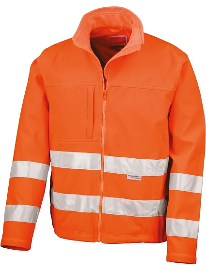 Result R 117X Bezpečnostná softshellová bunda 30.117X fluorescenčná oranžová Result R 117X Bezpečnostná softshellová bunda 30.117X fluorescenčná oranžová