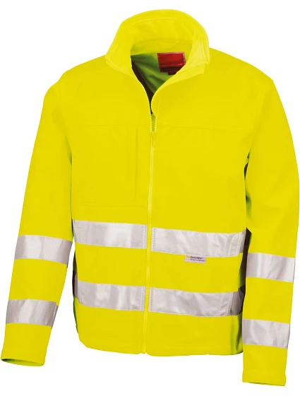 Result R 117X Bezpečnostná softshellová bunda 30.117X fluorescenčná žltá Result R 117X Bezpečnostná softshellová bunda 30.117X fluorescenčná žltá