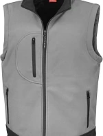 Result R 123X 3-vrstvá softshellová vesta 30.123X workguard grey/black